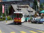 TPC / BVB - Ausfahrender Personenzug mit Triebwagen BDeh 4/4 ...