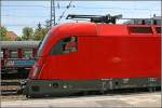 Die aerodynamische Kopfform des Taurus: Hier die 1116 249 der ...