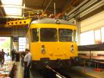 701 028-3 stand beim Modellbahntreff in der Halle von Lenohard ...