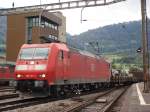 BR 185-121 mit GZ bei Arth-Goldau am 18.09.2007  ...