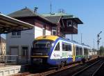 VT 617 mit M�ritz-Werbung als LB 82634 Liberec - Cottbus ...