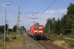 Die (GTI) 143 295-4 mit einer RB nach Pinneberg am ...