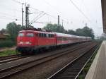 Die RB nach Hannover Hbf steht noch abgeb�chelt auf dem ...