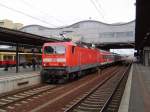 BR143 346-5 schob hier gerade eine RB in den Potsdamer ...