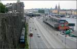 Saltsj�banan, Stadsg�rdsleden. Von Slussen ...  Gisela, Matthias und Jonas Frey 25.09.2007