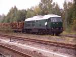 AVG W 232.07 steht nach dem Wendeman�ver in Ottbergen.Der Lokf�hrer ...