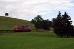 221 122 der EfW bei G�nzach (15.08.2007)  ...