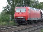 145 044-4 passiert den B� Gelsenkirchen Bismarck. 25.9.07  ...