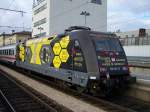 Ein seltener Gast in Augsburg: 101 141 Azubis der Bahn ...