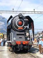 Die tschechische 475.179 beim Gotthardjubil�um in Erstfeld am 08.09.2007.  ...