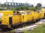 DGT 710 968-9 + 710 966-3 abgestellt in Wiesbaden-Ost Gbf; ... DGT 710 968-9 + 710 966-3 abgestellt in Wiesbaden-Ost Gbf; ...