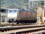 Die BR 185 537 auf dem Brennerpass am 23.09.2007  ...