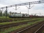 ET42-041 fährt mit einem Güterzug durch Bydgoszcz in Richtung Torun. ... ET42-041 fährt mit einem Güterzug durch Bydgoszcz in Richtung Torun. ...