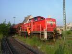 294 716 mit einem G�terzug im Bahnhof Hirschau am 04.06.2007. ...