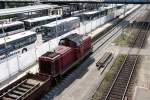 V100 1040 (ehemalig DB 211 041) Der Eisenbahn-Betriebsgesellschaft Neckar-Schwarzwald-Alb (NeSA) ...