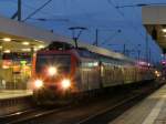 482 029 mit einem Gesellschaftssonderzug in Mannheim.  ...