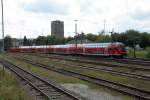 doppelstock-steuerwagen-3-gattung Eine Br 146 mit Dostowagen  F�hrt im Bhf Konstanz ein am 17. August 2007