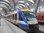 nord-ostsee-bahn-nob VT 307 'Strandl�ufer' ist am 04.10.2007 als NOB aus Neum�nster in Kiel Hbf angekommen.