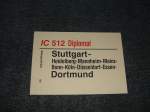 IC 512 Diplomat von Stuttgart nach Dortmund.  ...