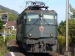 ae-6-6--ae-610 SBB - Re 6/6 11498 bei der Durchfahrt im Bahnhof von Ligerz am 29.09.2007