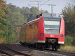425 066/566 bei der Ausfahrt von Altenbeken und auf dem ...