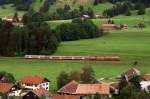 218 832 und 218 344 mit RB 32775 bei Obertalhofen ...