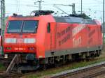 185 003 am 27.09.2007 abgestellt in Plattling.  ...