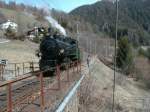 RhB,No.107 beim ...  Peter Walter 03/2002
