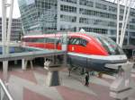 Die Zukunft der Bahn? Im München Airport Center vor Terminal ... Die Zukunft der Bahn? Im München Airport Center vor Terminal ...