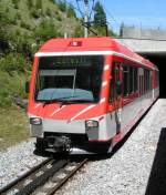Shuttle der MGB beim Anstieg von T�sch nach Zermatt. 31.07.07 ...