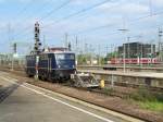 Die E10 121 stand am 13.Oktober 2007 im Stuttgarter Hbf ...