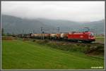 br-1116-vor-guterzugen 1116 mit G�terzug nahe St�bing am 05.10.07.