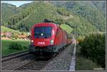 br-1116-vor-personenzugen 1116 037 mit OIC am 29.9.07 nahe Bruck/Mur.
