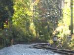 kbs-720-schwarzwaldbahn Signal 162 und 62 an der Schwarzwaldbahn 16.10.07 Das linke Gleis ist wie zusehen ist im Moment nicht befahrbar.Hinter der Kurver leigt der Sommerbergtunnel