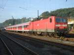 Streik machts m�glich! 143 290-5 mit einer RB91 (Ruhr-Sieg-Bahn) am ...