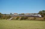 br-401-ice-1-zuge 401 061-7 'Bebra' wurde zur Mittagszeit des 14.10.07 aufgrund eines Oberleitungsschadens bei G�nzburg �ber Donauw�rth und Aalen nach Stuttgart umgeleitet, dadurch ergab sich dieser nette Anblick eines sonst nicht planm��ig verkehrenden ICE auf der Remsbahn, hier bei Aalen-Oberalfingen aufgenommen.