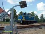 Hier V 661 in Aschaffenburg Hafen bei der NBE  ...