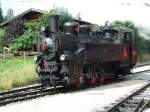  Gerlos der Zillertalbahn beim �berstellen in Mayrhofen am 24. Juli ...