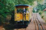 Nerobergbahn in Wiesbaden - aufgenommen am 10.10.1993. Die durch Wasserballast ...