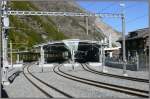 Der neue Bahnhof von T�sch. Ab hier m�ssen alle G�ste ...