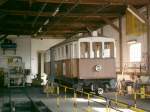 Rittner Tw 2(1908)im Depot in Oberbozen/Soprabolzano.19.10.07 ... Rittner Tw 2(1908)im Depot in Oberbozen/Soprabolzano.19.10.07 ...