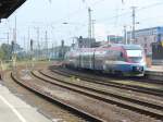 Die RB 51 Westm�nsterlandbahn verl�sst den Dortmunder Hauptbahnhof zur Fahrt ...