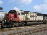 CEFX Die CEFX Lok 6000 am 23.9.2007 in Sealy (bei Houston, Texas).