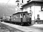 stubaitalbahn Tw 4 am Stubaitalbahnhof in Innsbruck (28. August 1968)