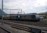 BLS 016 mit Schwesterlok ...  De Rond Hans und Jeanny 25.10.2007