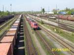 Eine 1116 fährt gerade in den Nürnberger Rangierbahnhof ein, aufgenommen ... Eine 1116 fährt gerade in den Nürnberger Rangierbahnhof ein, aufgenommen ...