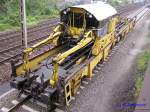 Schienenladewagen (SLW 4) am 29.10.2007 in Saarbr�cken  ...