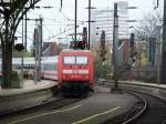 101 122 bringt den Intericty 2114 von Stutgart nach Hamburg ...