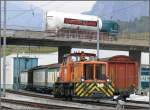 Gm 4/4 241 in Untervaz, einem der gr�ssten G�terumschlagspl�tze in ...