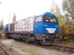 Eine Vossloh G 2000 ...  Markus Pointner 31.10.2007